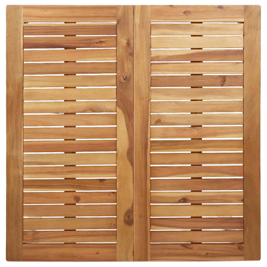 Garten Essgruppe 3 pcs Braun Massivholz Akazie