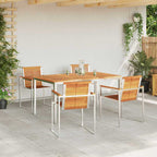 Garten Essgruppe 5 pcs Braun Massivholz Akazie