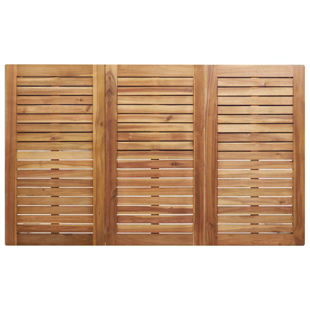 Garten Essgruppe 5 pcs Braun Massivholz Akazie