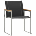 Garten Essgruppe 7 pcs Braun Massivholz Akazie