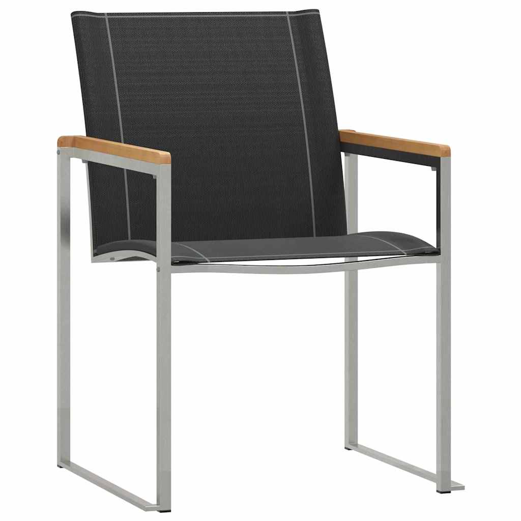 Garten Essgruppe 7 pcs Braun Massivholz Akazie