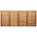 Garten Essgruppe 7 pcs Braun Massivholz Akazie