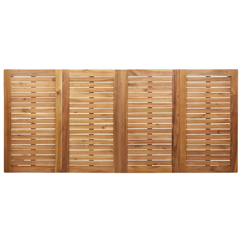 Garten Essgruppe 7 pcs Braun Massivholz Akazie
