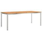 Garten Essgruppe 9 pcs Braun Massivholz Akazie