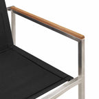 Garten Essgruppe 7 pcs Braun Massivholz Teak