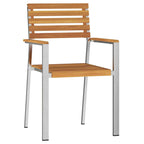 Gartenstuhl 8 pcs Öl-Natur 56 x 54,5 x 87 cm Massivholz Akazie