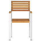 Gartenstuhl 8 pcs Öl-Natur 56 x 54,5 x 87 cm Massivholz Akazie