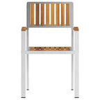 Gartenstuhl 6 pcs Braun 56 x 54,5 x 87 cm Massivholz Teak