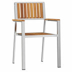 Gartenstuhl 8 pcs Braun 56 x 54,5 x 87 cm Massivholz Teak