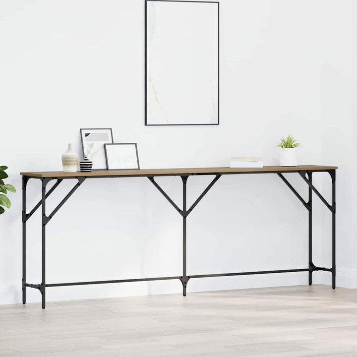 Konsolentisch Eiche handwerklich 200 x 29 x 75 cm