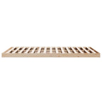 Bodenbettrahmen Natur 213,5 x 184 x 9 cm Massives Kiefernholz