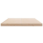 Bodenbettrahmen Natur 160 x 220 cm Massives Kiefernholz