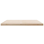Bodenbettrahmen Natur 180 x 220 cm Massives Kiefernholz