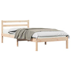 Bettrahmen Braun 225,5 x 95,5 x 69,5 cm Massivholz Kiefer