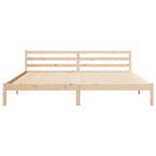 Bettrahmen Braun 225,5 x 205,5 x 69,5 cm Massivholz Kiefer