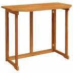 Garten Bistro Set 6 pcs Braun Massivholz Akazie