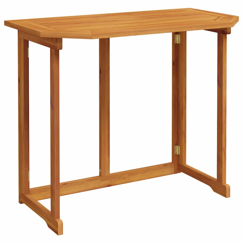 Garten Bistro Set 6 pcs Braun Massivholz Akazie