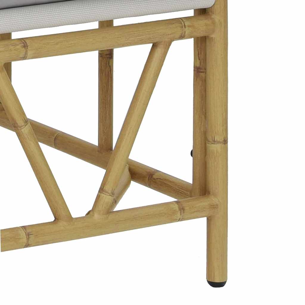 Outdoor-Sitzplätze mit Kissen 2 pcs Hellgrau Stahl