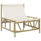 Outdoor-Sitzplätze mit Kissen 2 pcs Hellgrau Stahl