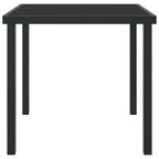 Gartentisch Schwarz 80 x 80 x 73 cm Metall