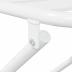 Garten Bistro Set 3 pcs Weiß Stahl