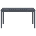 Terrassentisch Anthrazit 180 x 80 x 74 cm