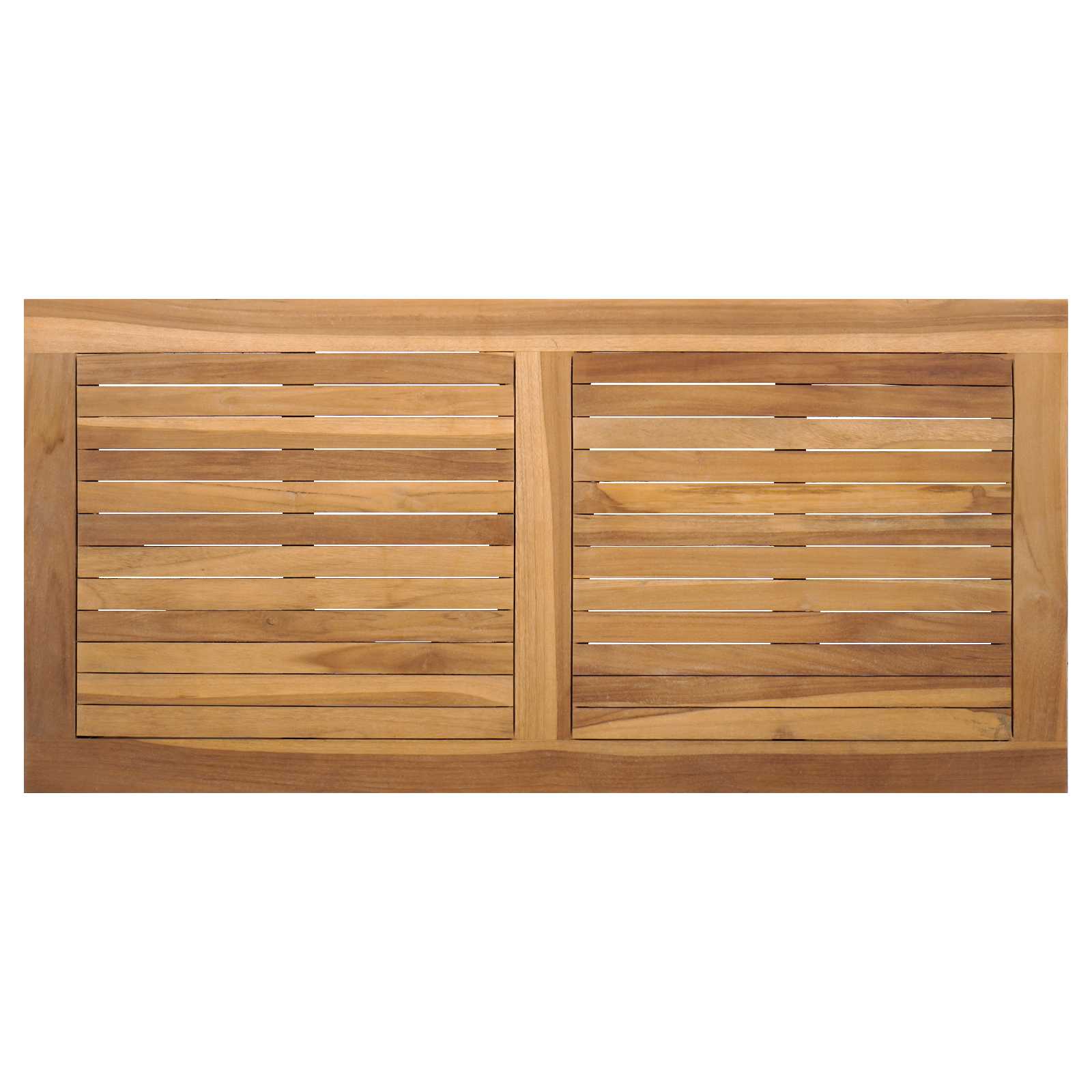 Gartensofa-set 5 pcs Natur Massivholz Teak