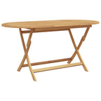 Garten Essgruppe 5 pcs Braun Massivholz Teak