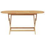 Garten Essgruppe 5 pcs Braun Massivholz Teak