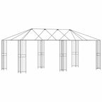 Gazebo Rahmen 6 x 3 m Schwarz Stahl