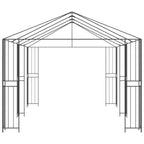 Gazebo Rahmen 6 x 3 m Schwarz Stahl