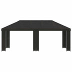 Garten Pavillon 6 x 3 m Anthrazit Polyester und Stahl 190