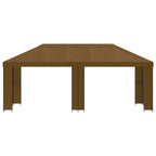 Garten Pavillon 6 x 3 m Taupe Polyester und Stahl 190