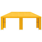 Garten Pavillon 6 x 3 m Gelb Polyester und Stahl 190
