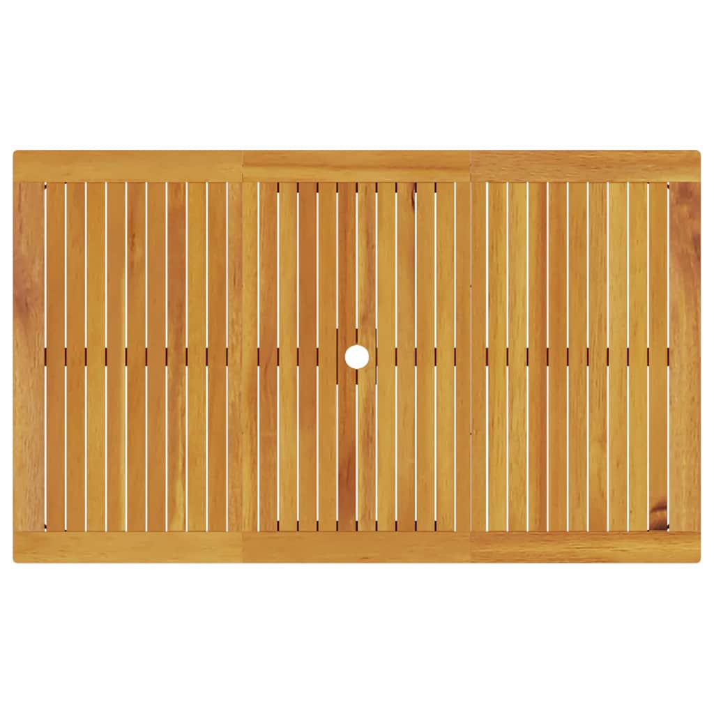 Garten Essgruppe Faltbar 5 pcs Braun Massivholz Akazie