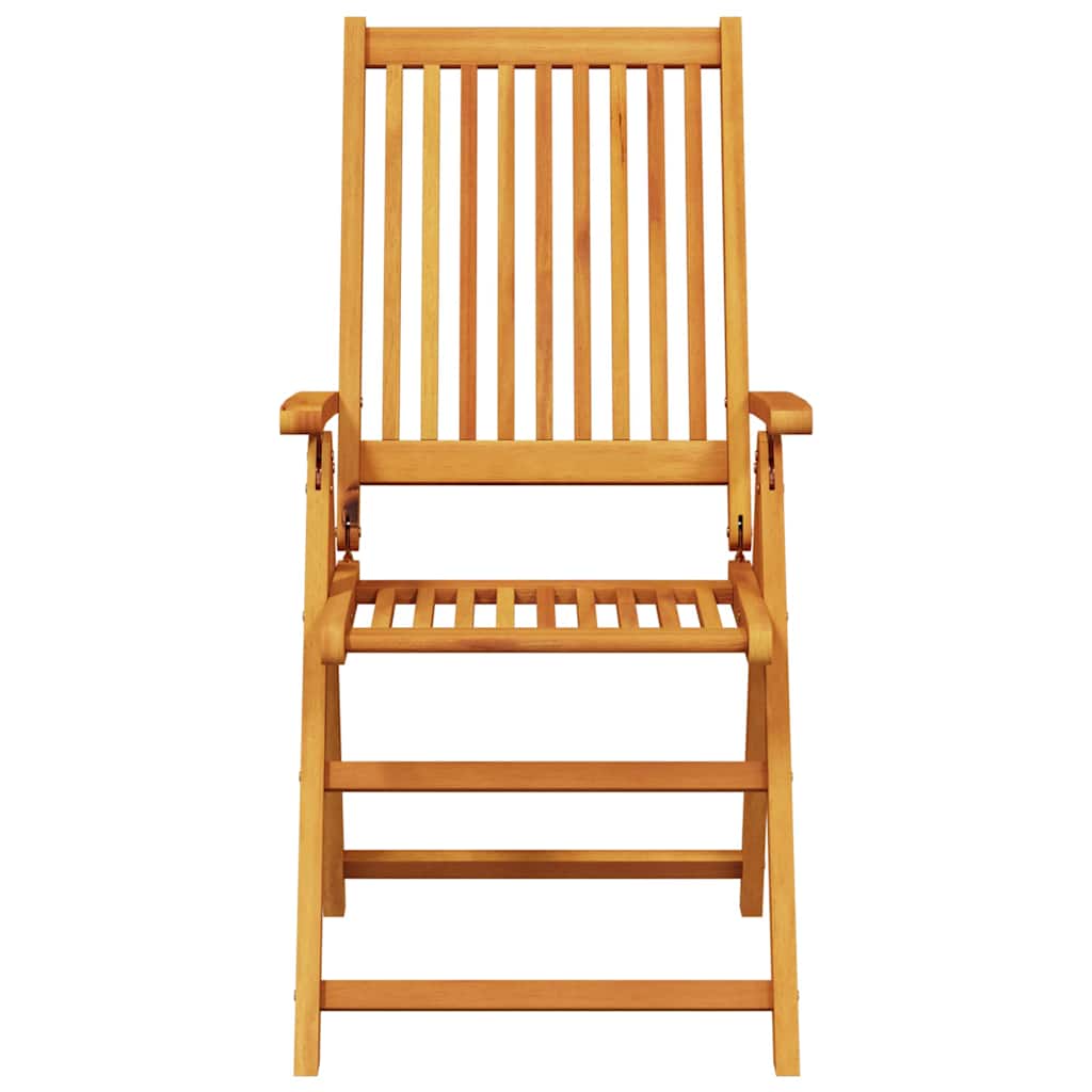 Garten Essgruppe Faltbar 7 pcs Braun Massivholz Akazie
