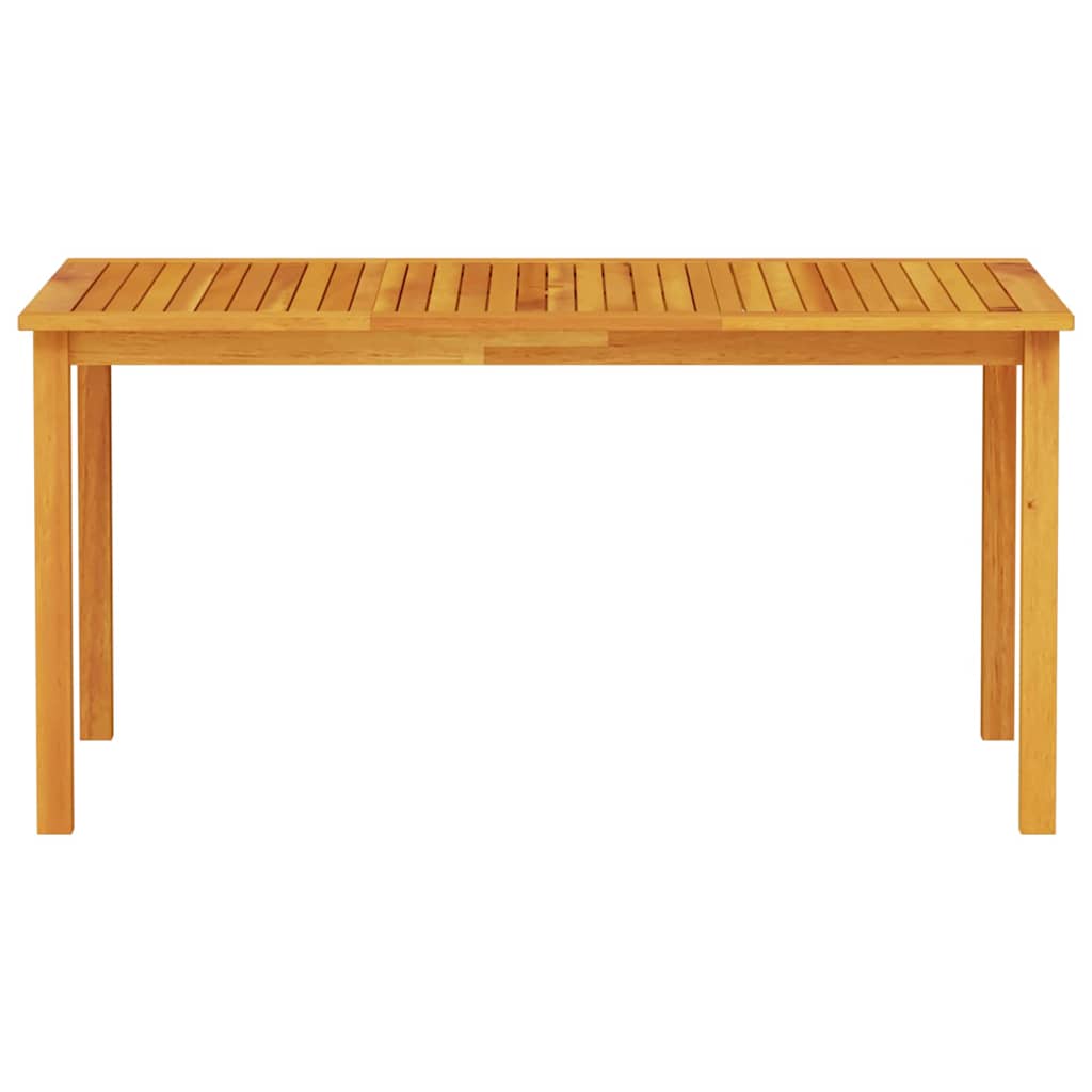 Garten Essgruppe Faltbar 7 pcs Braun Massivholz Akazie