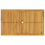 Garten Essgruppe Faltbar 7 pcs Braun Massivholz Akazie