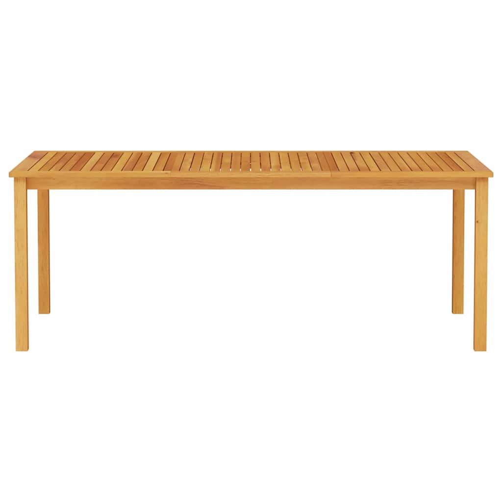 Garten Essgruppe Faltbar 7 pcs Braun Massivholz Akazie