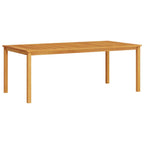 Garten Essgruppe 7 pcs Braun Massivholz Akazie