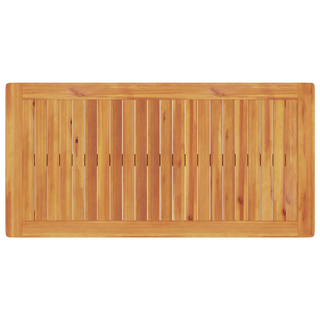 Garten Essgruppe 3 pcs Braun Massivholz Akazie