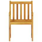 Garten Essgruppe 5 pcs Braun Massivholz Akazie