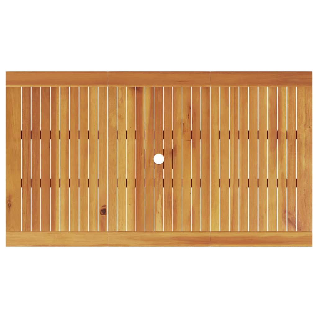 Garten Essgruppe 5 pcs Braun Massivholz Akazie