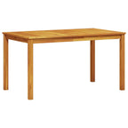 Garten Essgruppe 7 pcs Braun Massivholz Akazie