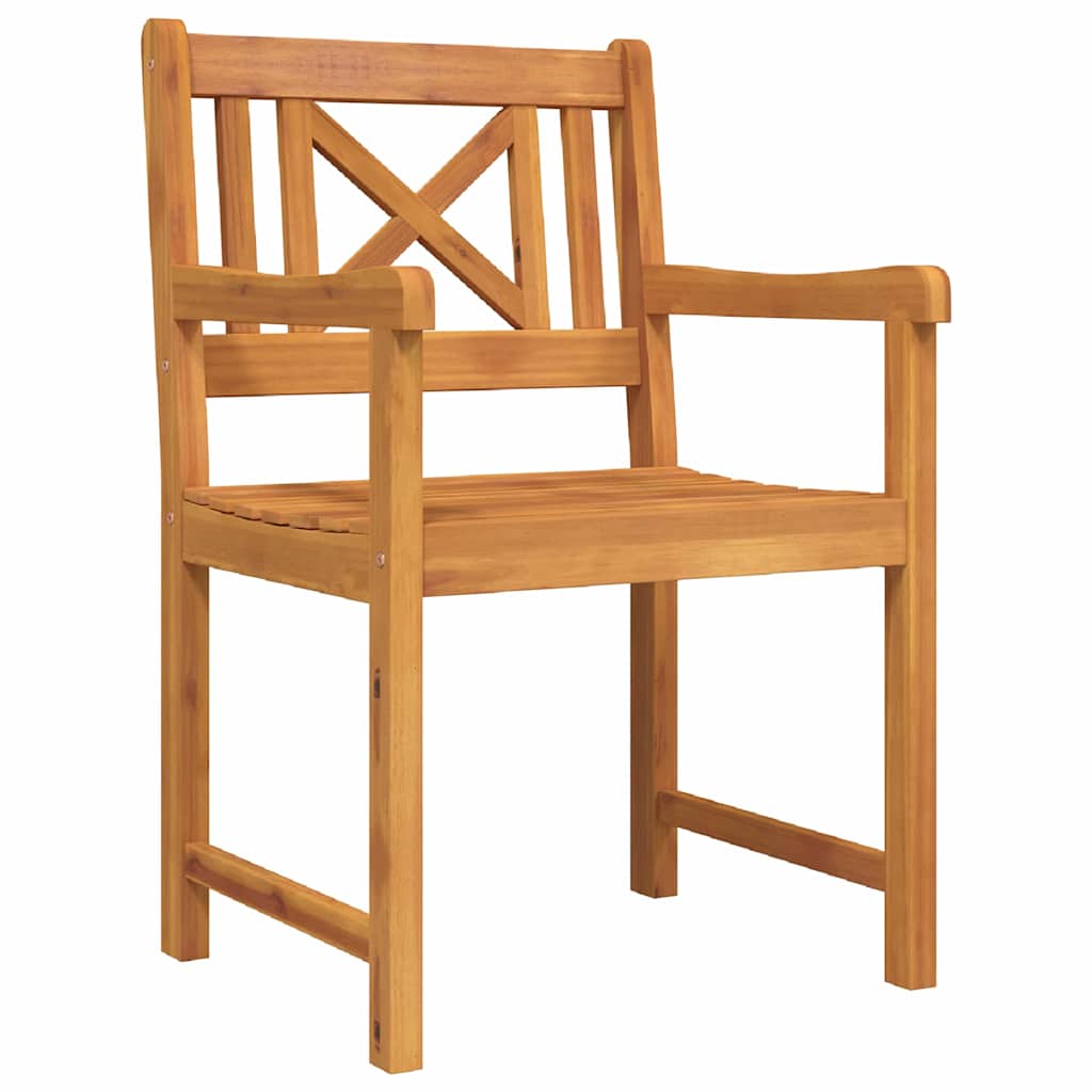 Garten Essgruppe 7 pcs Braun Massivholz Akazie