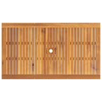 Garten Essgruppe 7 pcs Braun Massivholz Akazie