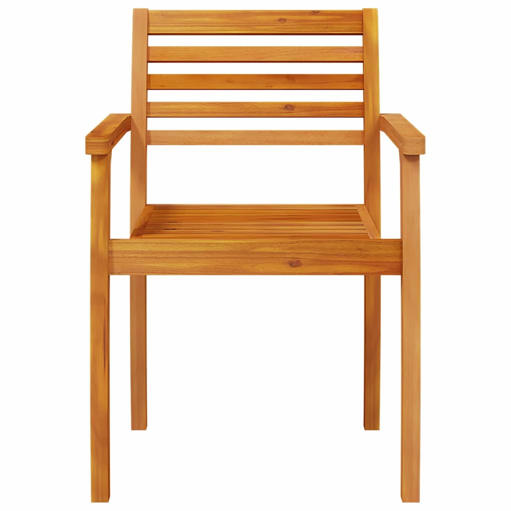Garten Essgruppe 3 pcs Braun Massivholz Akazie