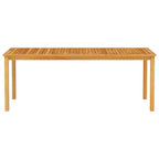 Garten Essgruppe 9 pcs Braun Massivholz Akazie