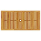 Garten Essgruppe 9 pcs Braun Massivholz Akazie