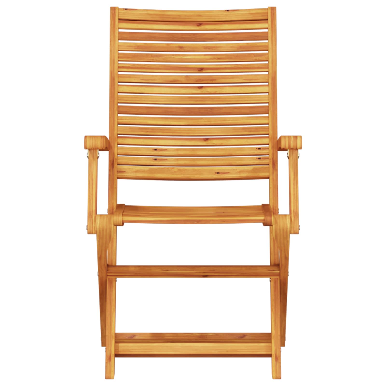 Klapp Bistro Set 3 pcs Braun Massivholz Akazie